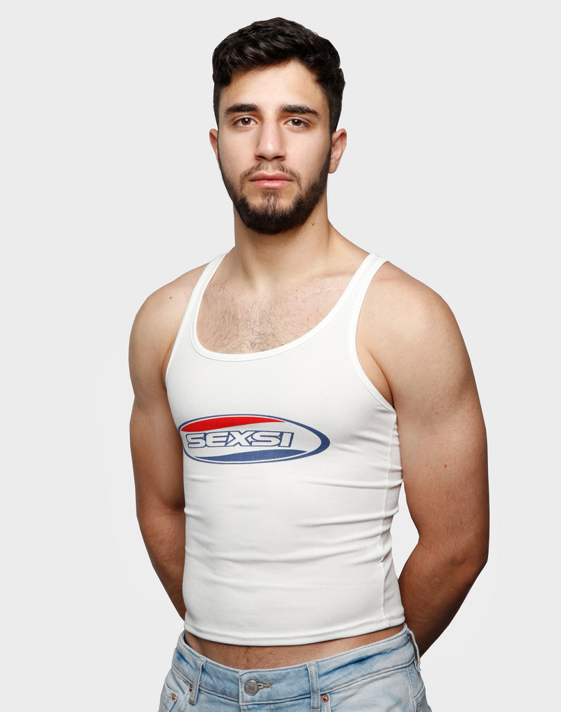 トップス 00s SEXPOTREVENGE design tanktop Jean Paul Gaultier 